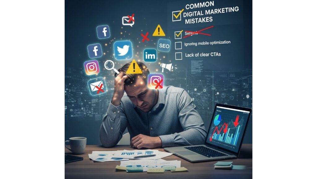 digital marketing mistakes | Thenextdigital